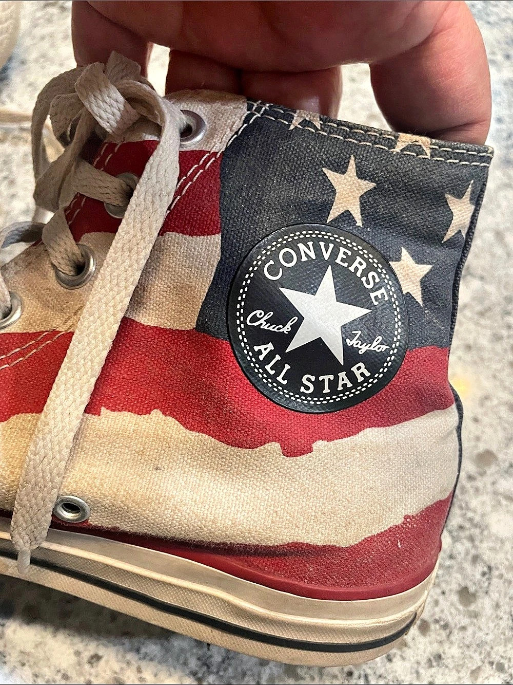 Converse Chuck Taylor All Star Flag High Top Sneakers US 10 - Picture 9 of 10